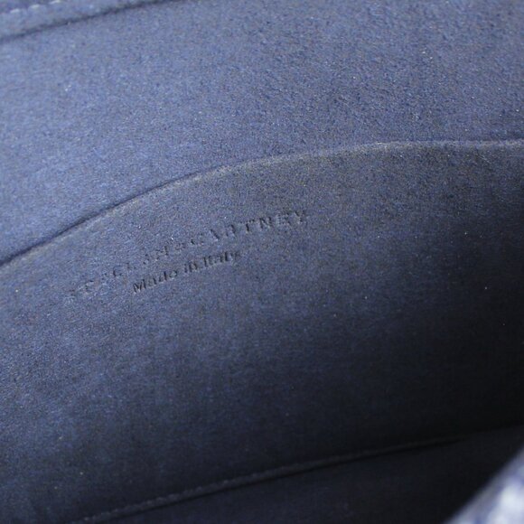 NEW STELLA MCCARTNEY Star Faux Raffia Chain Shoulder Bag - Picture 13 of 16